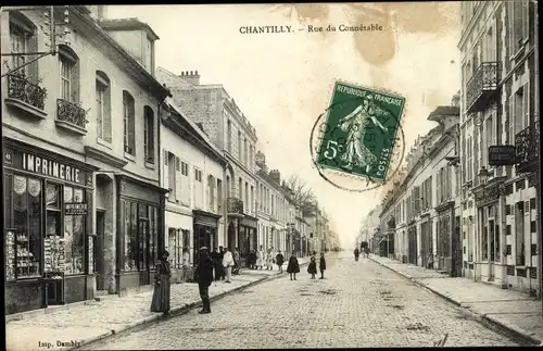 Ak Chantilly Oise, Rue du Connetable