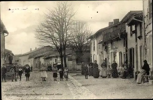 Ak Sainte Menehould Marne, Straßenpartie, Kinder