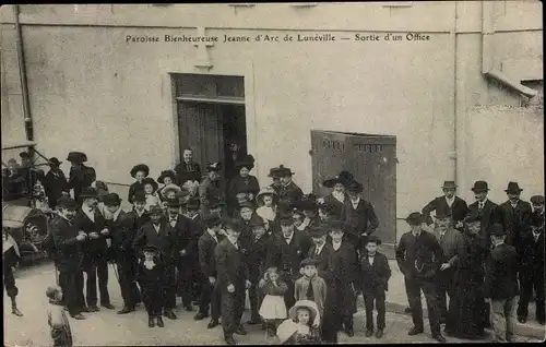 Ak Luneville Meurthe et Moselle, Paroisse Bienheureuse Jeanne d'Arc, d'un Office