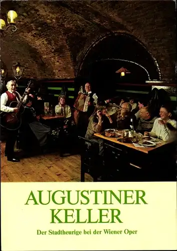 Ak Wien 1 Innere Stadt, Augustiner Keller, Augustinerstraße 1