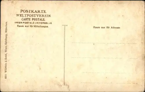 Ak Salzburg in Österreich, Bürgerschulgebäude u. k. k. Realschule