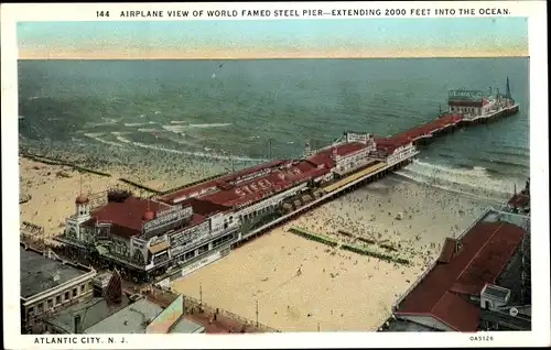 Ak Atlantic City New Jersey USA, World Famed Steel Pier