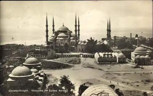 Ak Konstantinopel Istanbul Türkei, Mosquée Sultan Ahmed