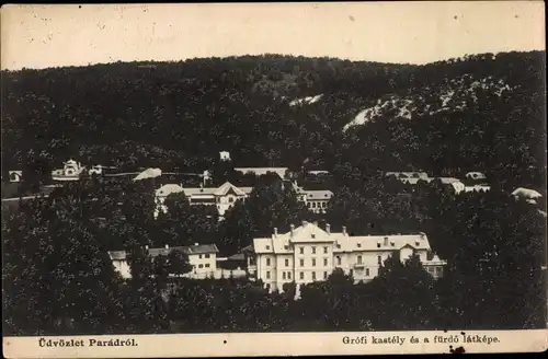 Ak Parád Ungarn, Teilansicht