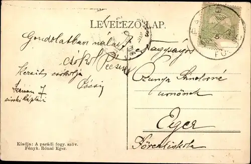 Ak Parád Ungarn, Teilansicht