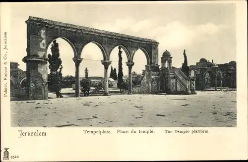 Ak Jerusalem Israel, Tempelplatz