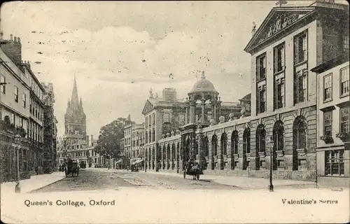 Ak Oxford Oxfordshire England, Queen's College