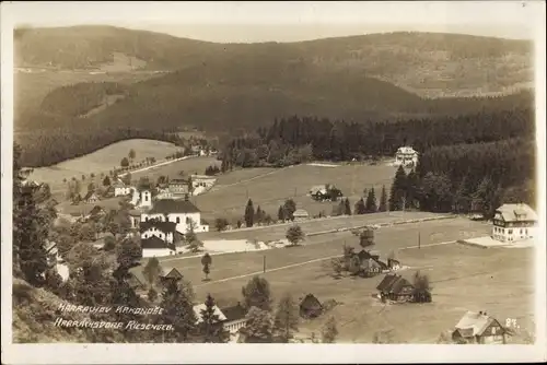 Ak Region Königgrätz, Riesengebirge, Krkonose, Gesamtansicht