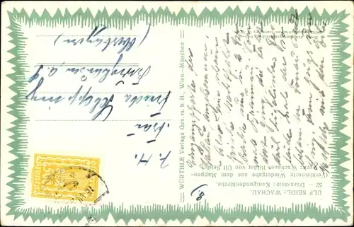 Künstler Ak Seidl, Ulf, Dürnstein in Niederösterreich, Wachau, Kirche