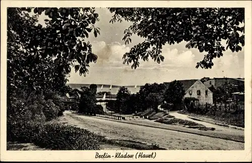 Ak Berlin Spandau Kladow, Teilansicht