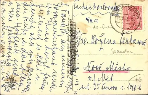 Ak Berlin Spandau Kladow, Teilansicht