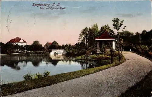 Ak Senftenberg in der Niederlausitz, Kaiser Wilhelm Park