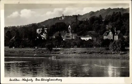Ak Dresden Wachwitz, Teilansicht