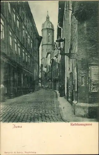 Ak Jena in Thüringen, Rathausgasse