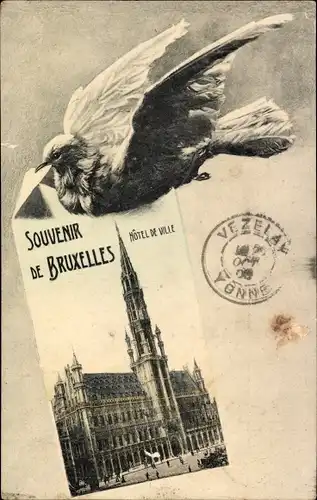 Ak Bruxelles Brüssel, Hotel de Ville