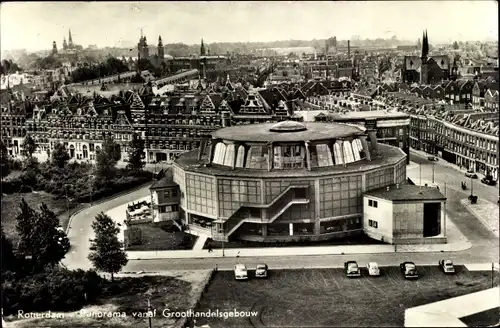 Ak Rotterdam Südholland Niederlande, Panorama  vanaf Groothandelsgebouw