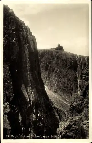 Ak Szklarska Poręba Schreiberhau Schlesien, Schneegrubenbaude, Schronisko nad Śnieżnymi Kotłami