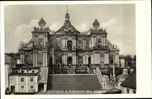 Ak Wambierzyce Albendorf Schlesien, Gnadenkirche