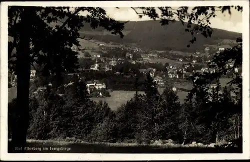 Ak Świeradów Zdrój Bad Flinsberg Schlesien, Isergebirge, Gesamtansicht