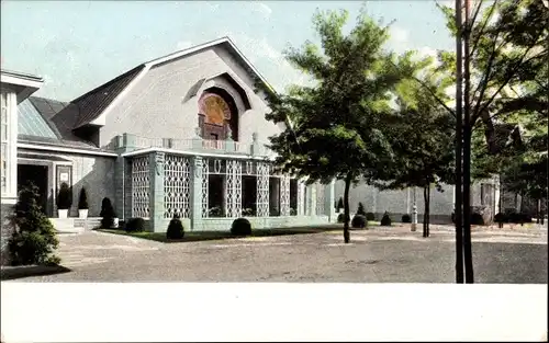 Ak Dresden, 3. Deutsche Kunstgewerbe Ausstellung 1906, Kunstindustriehalle 1