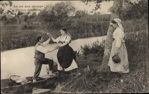 Ak La vie aux champs, precieux chargement