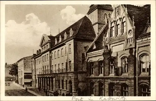 Ak Katowice Kattowitz Oberschlesien, Postamt