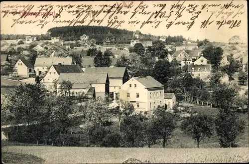 Ak Hintergersdorf Tharandt Sachsen, Ortsansicht