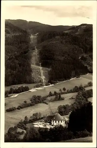 Ak Freiburg im Breisgau,  Schwebebahn zum 1286 m hohen Schauinsland