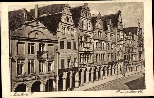 Ak Münster in Westfalen,  Prinzipalmarkt, Zigarren F.A.F. Müller