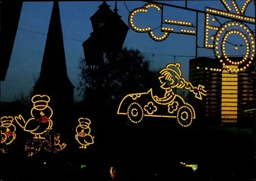 Ak Essen im Ruhrgebiet, Essener Lichtwochen, Alljährliche Besucherattraktion im Winter, Beleuchtung
