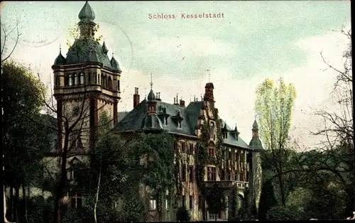 Ak Kesselstadt Hanau am Main, Schloss Kesselstadt, Außenansicht