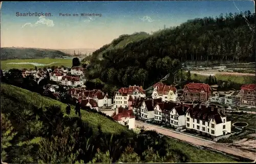 Ak Saarbrücken im Saarland, Partie am Winterberg
