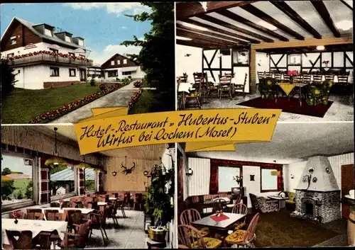 Ak Wirfus bei Cochem an der Mosel, Hotel-Restaurant Hubertus Stuben, Inh. Borgschulze