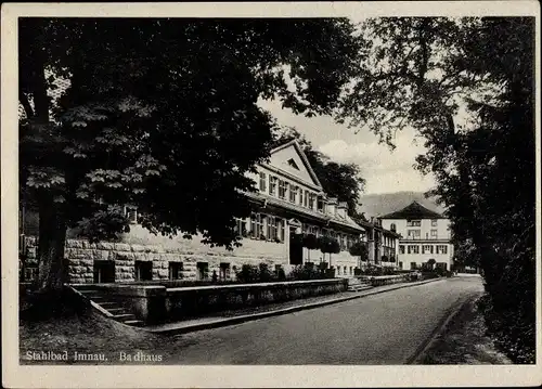 Ak Bad Imnau Haigerloch im Zollernalbkreis, Stahlbad, Badhaus