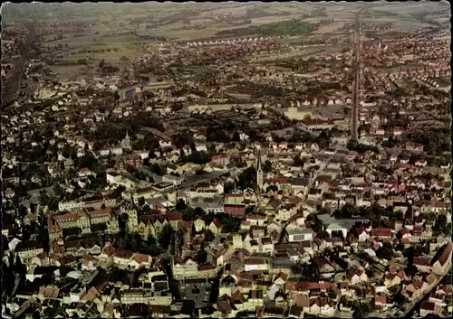 Ak Herford in Westfalen, Stadtmitte, Luftaufnahme