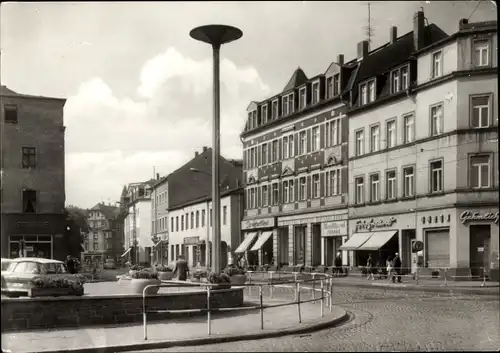 Ak Freital in Sachsen, Am Markt, Geschäfte