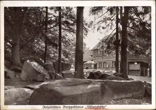 Ak Gernrode Quedlinburg im Harz, Viktorshöhe, Berggasthaus