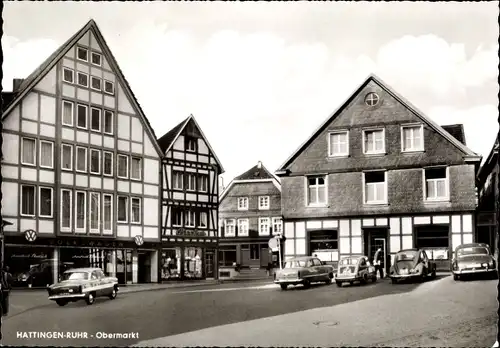 Ak Hattingen an der Ruhr, Obermarkt