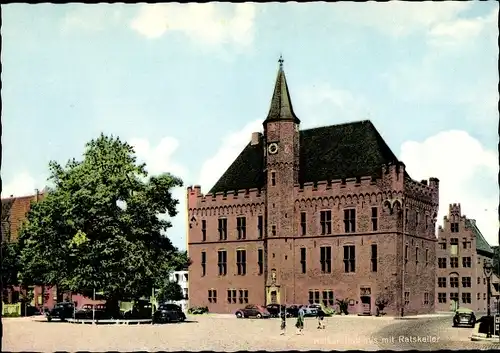 Ak Kalkar am Niederrhein, Rathaus, Ratskeller
