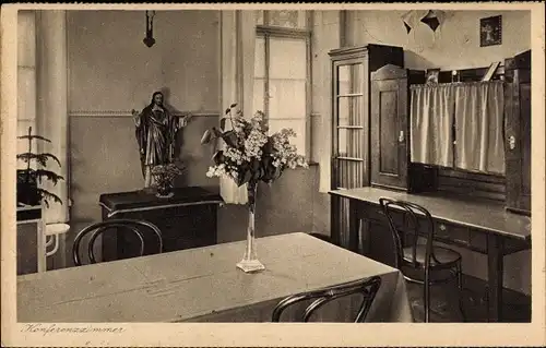 Ak Speyer am Rhein, Kloster St. Magdalena, Pensionat, Konferenzzimmer