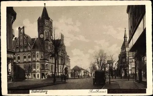 Ak Babelsberg Potsdam in Brandenburg, Rathaus an der Priesterstraße