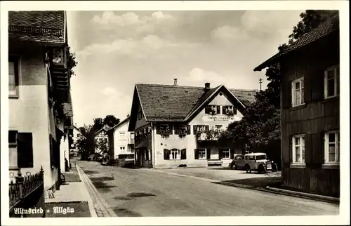 Ak Altusried im Allgäu, Straßenpartie