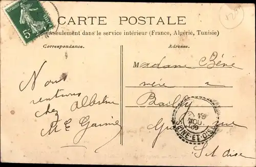 Ak Varzy Nievre, Rue Saint Jean