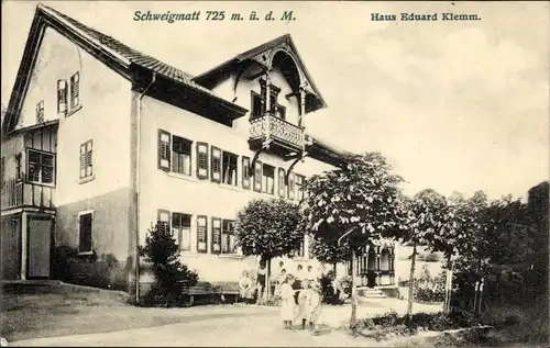 Ak Schweigmatt Raitbach Schopfheim in Baden, Haus Eduard Klemm