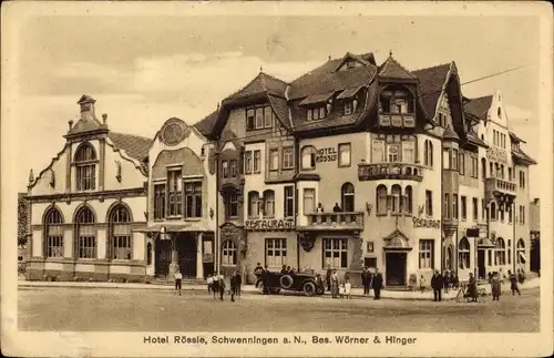Ak Schwenningen am Neckar, Hotel Rössle