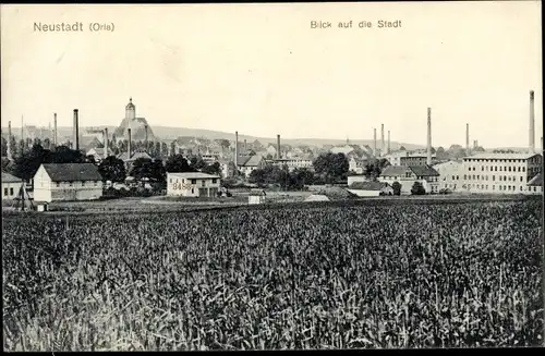 Ak Neustadt an der Orla, Panorama
