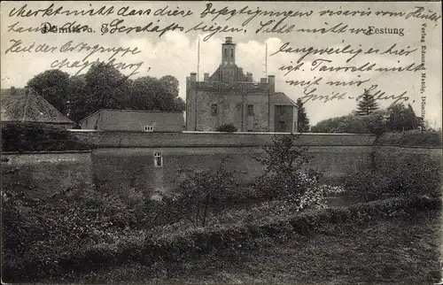 Ak Dömitz an der Elbe Mecklenburg, Festung