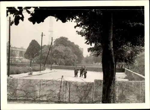 Foto Berlin, Berliner Mauer, Stacheldraht