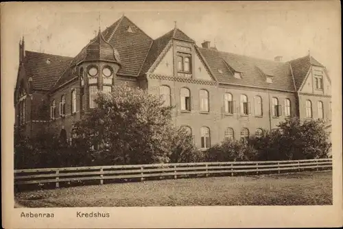 Ak Aabenraa Apenrade Dänemark, Kredshus, Blick auf ein Gebäude