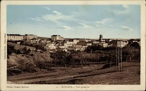 Ak Mascara Algerien, Vue generale